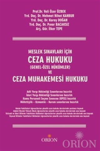 Ceza Hukuku ve Ceza Muhakemesi Hukuku-Veli Özer Özbek