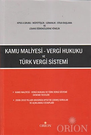 Kamu Maliyesi - Vergi Hukuku ve Türk Vergi Sistemi-Kolektif